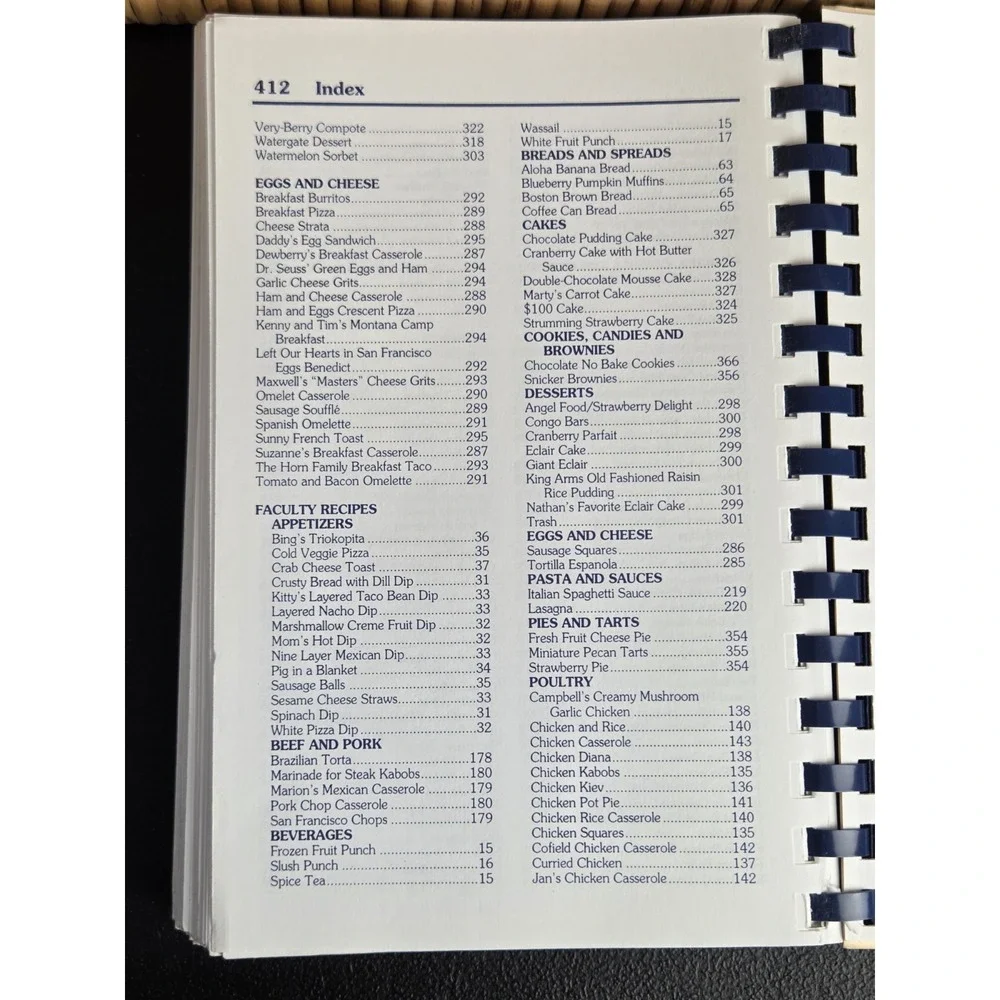 Mount Paran Christian School‎ Cookbook 2000 Spiral Local Marietta, Georgia